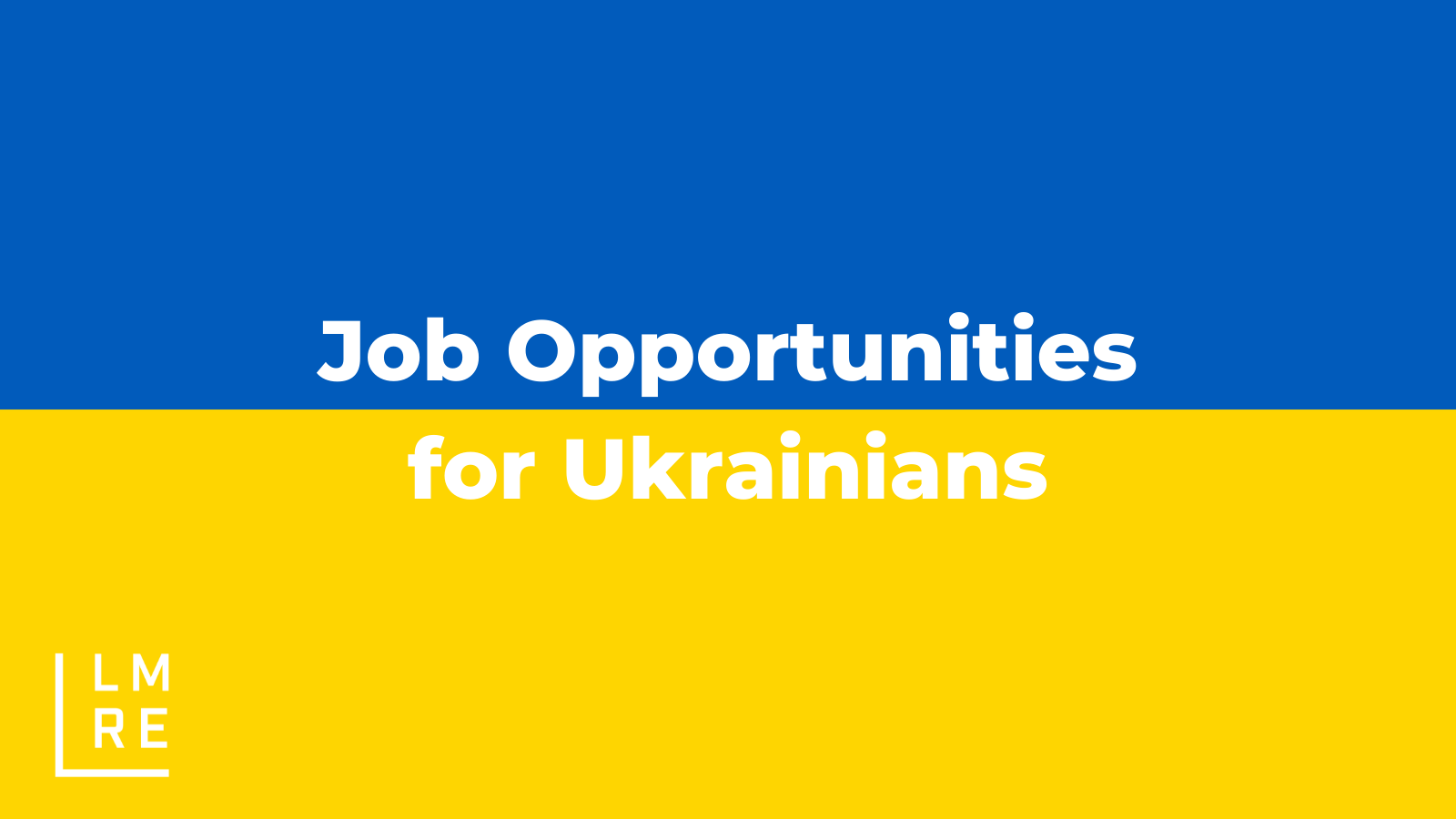 Job Opportunities for Ukrainians