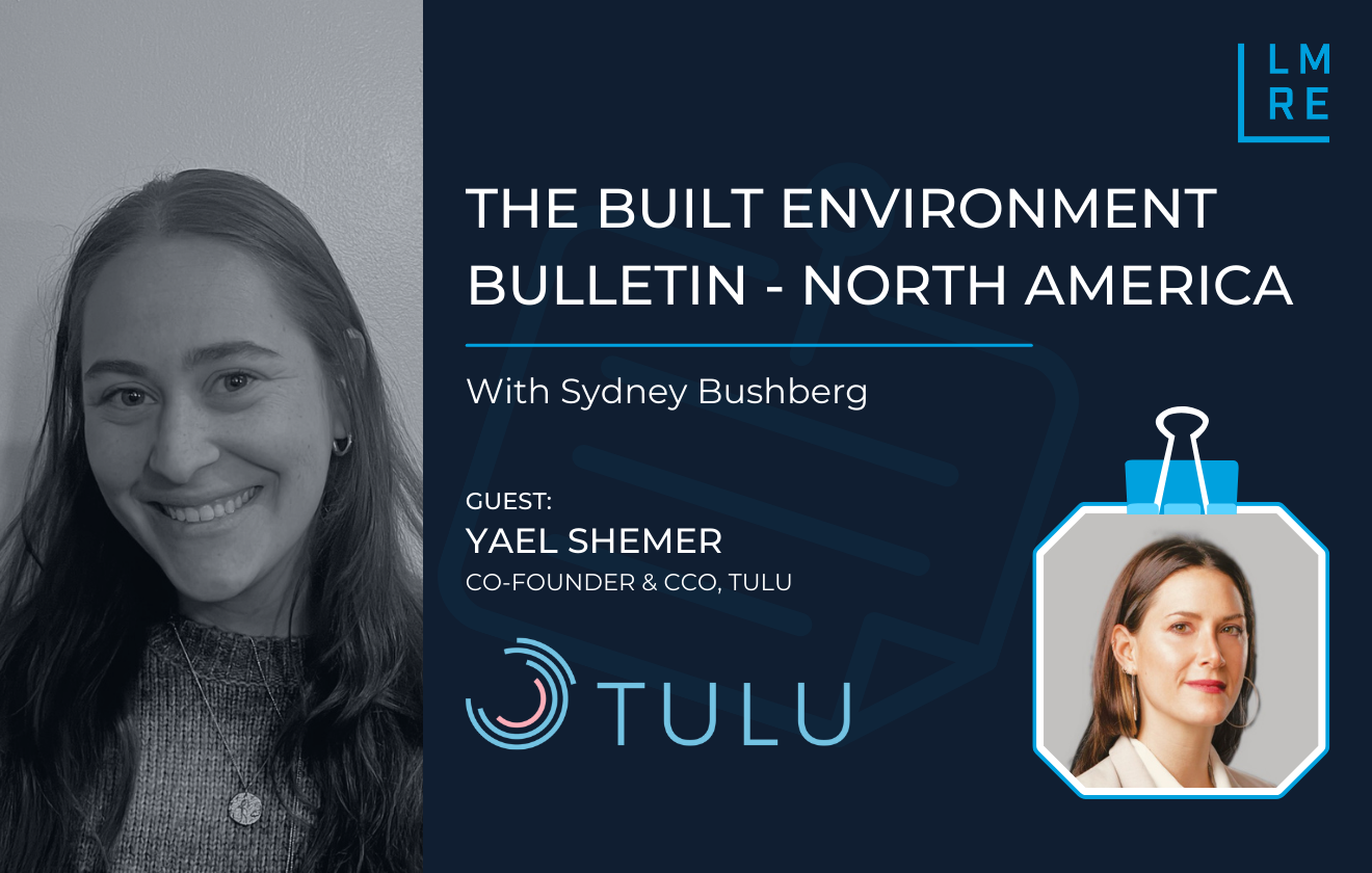 The Built Environment Bulletin with Yael Shemer, TULU - LMRE